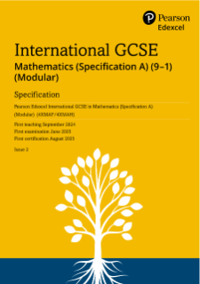 International GCSE in Mathematics (Specification A) (Modular) (4XMA1) Specification